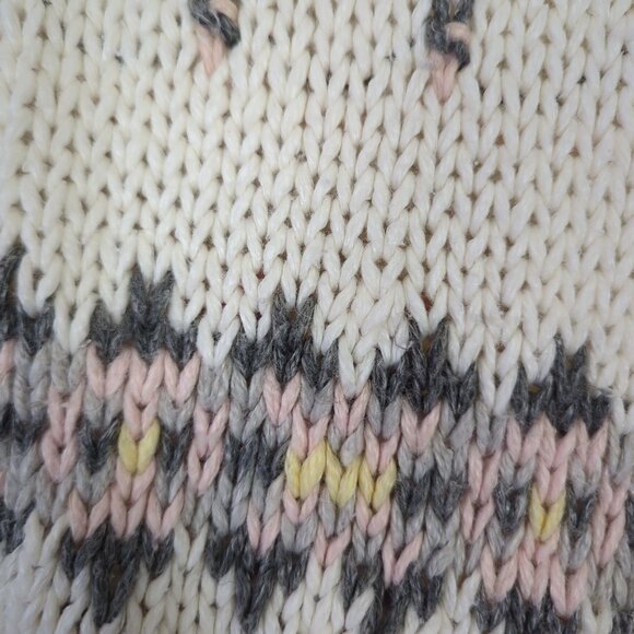 JAMIE SCOTT Vintage Women's sweater sz M long sleeve sweater knitted by hand - Picture 5 of 16